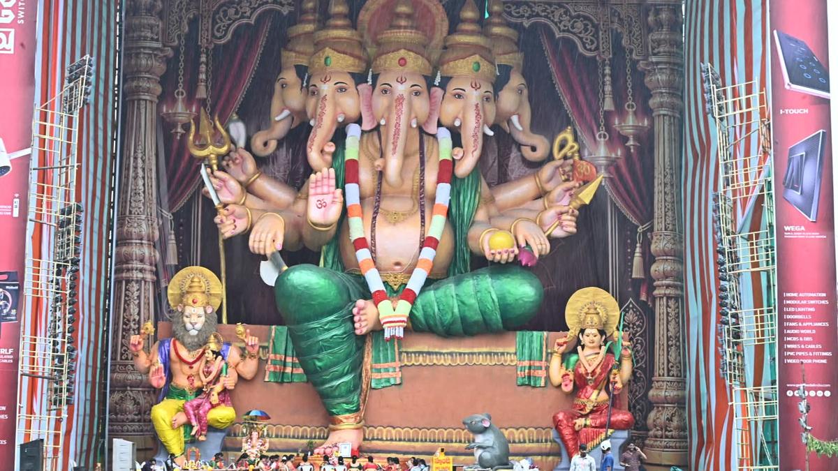 विजयवाड़ा में 72 फीट की पर्यावरण अनुकूल गणेश मूर्ति का विसर्जन 24 सितंबर को
