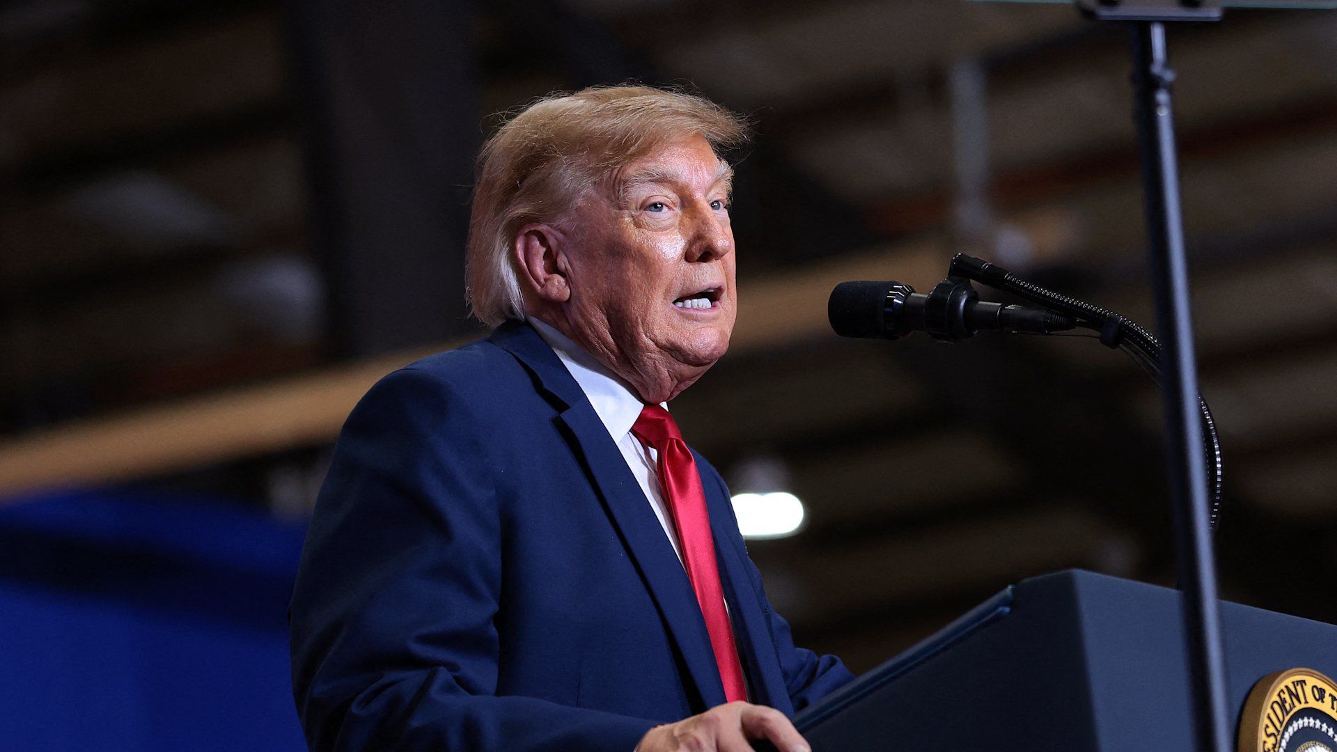 Trump endorses violence against protester at South Carolina campaign event