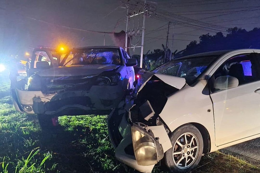 Pemandu Meninggal Dunia Dalam Perlanggaran Kenderaan di Penampang