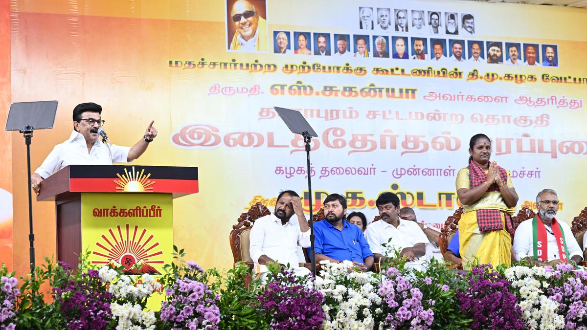 DMK chief Stalin attacks TVK government over byeelection, cites 'horse-trading'