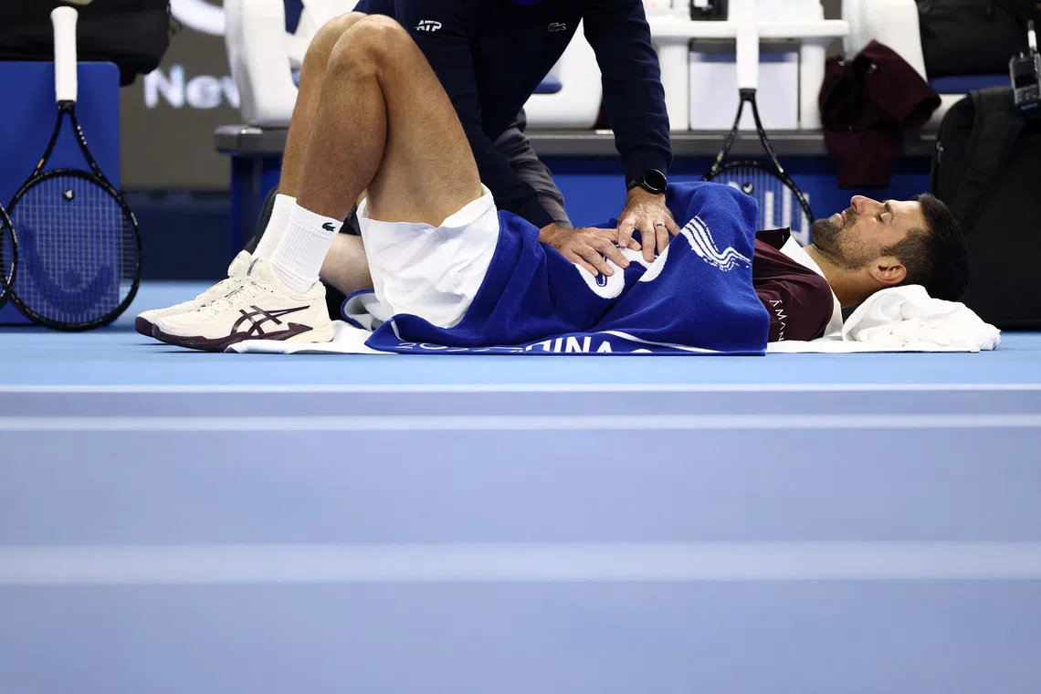 Djokovic calls 2024 season 'big struggle' amid health concerns