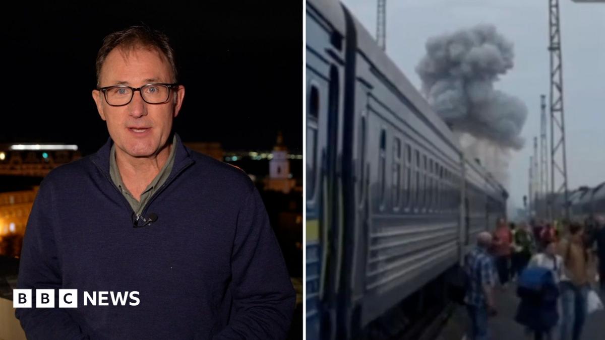 Russian drone strikes train near Ukraine-Poland border in potential escalation