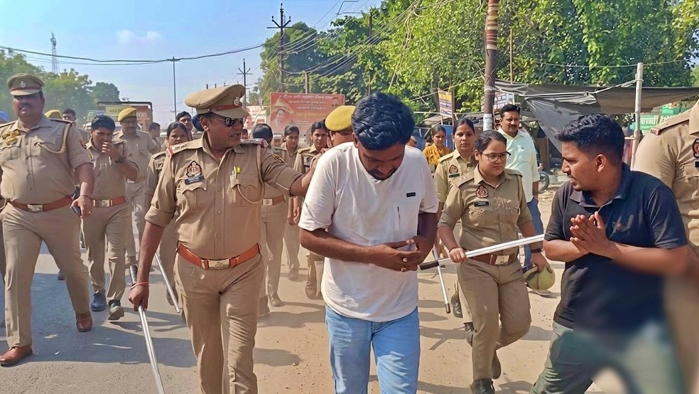 Police arrest two men accused of harassing student in Uttar Pradesh