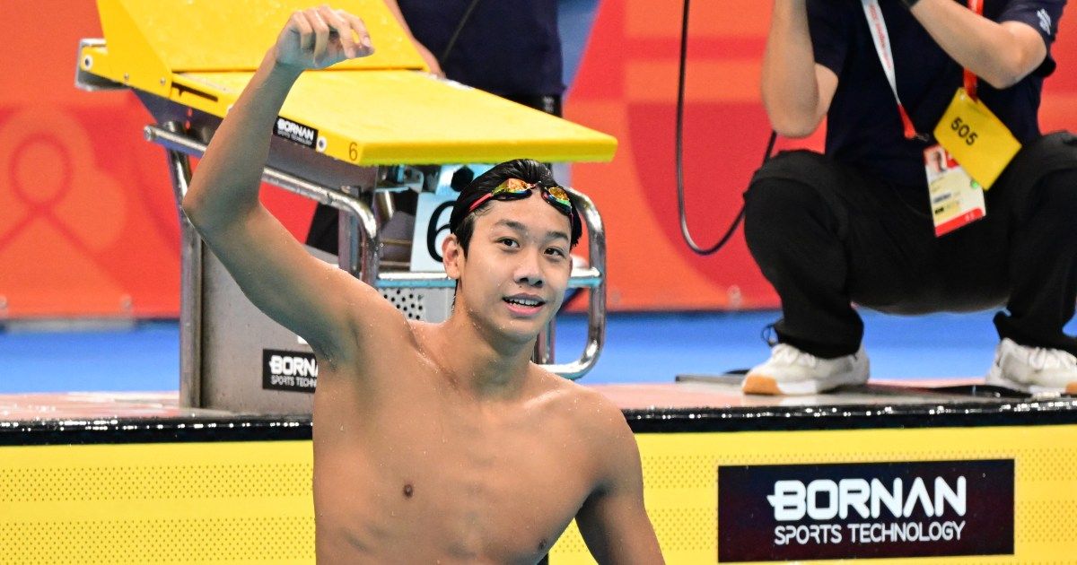 Chinese swimmer Zhang Zhanshuo sets Asian Games record with seven golds