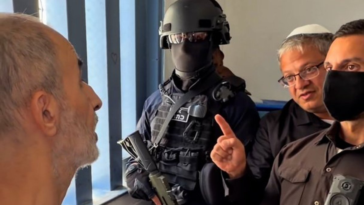 Israeli security minister releases video threatening Hamas detainee