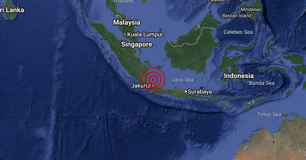 Gempa 6.5 Magnitud Gegar Jakarta dan Sekitarnya