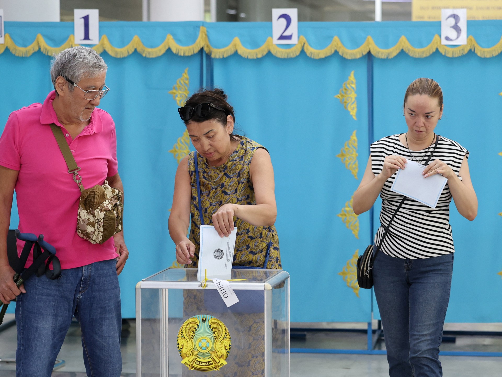 Kazakhstan votes in parliamentary election seen reinforcing Tokayev's authority