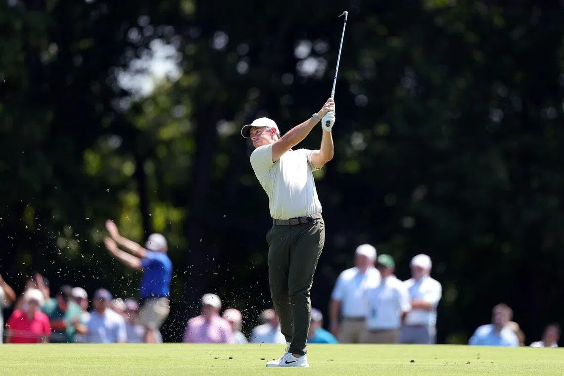 McIlroy rebounds from slump to share BMW Championship lead
