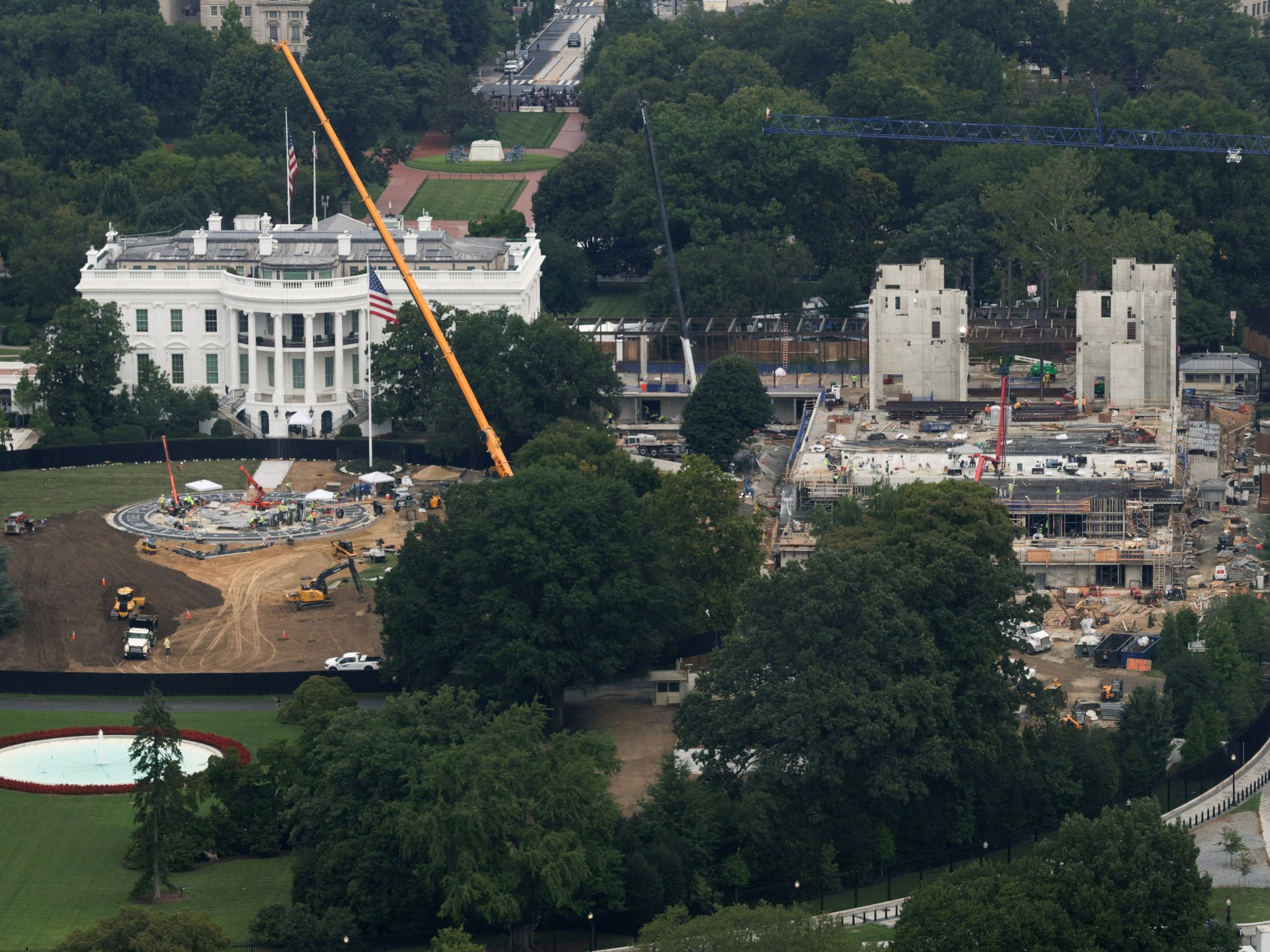 US Supreme Court clears way for White House ballroom construction project