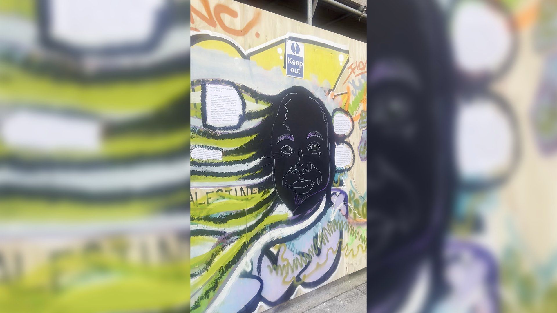 Mural honours late Cambridge professor at Notting Hill Carnival