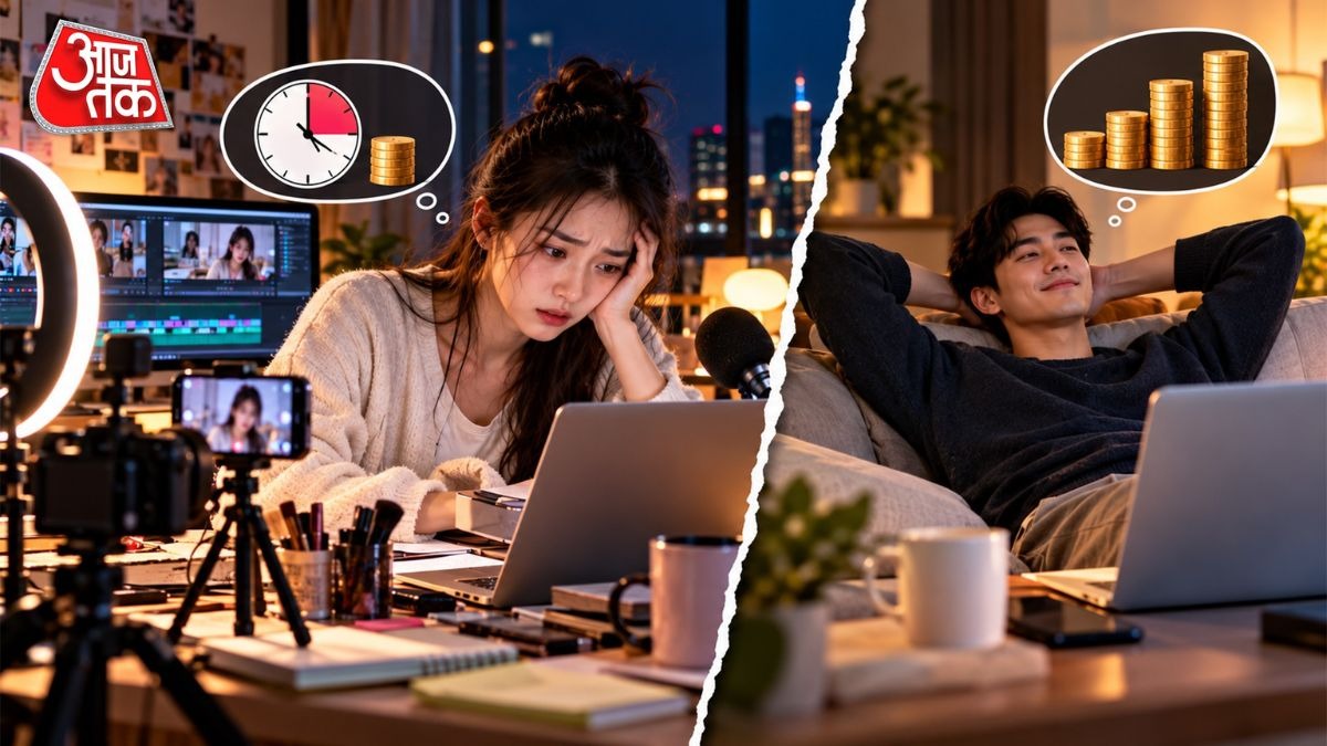 South Korean content creator works 18 hours daily, earns half husband's salary