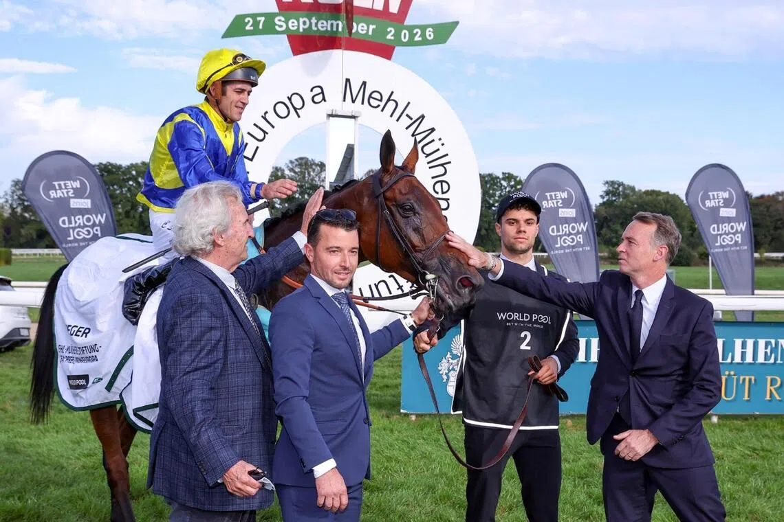 Goliath dominates Group 1 Preis von Europa horse race