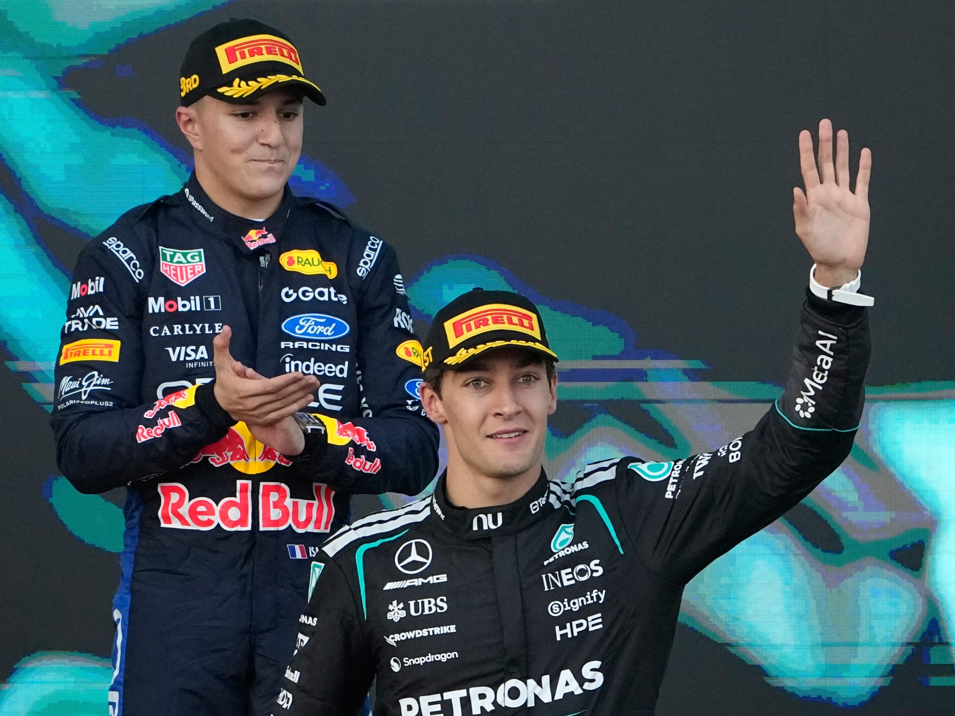 Russell claims Baku victory in thrilling Azerbaijan Grand Prix finish