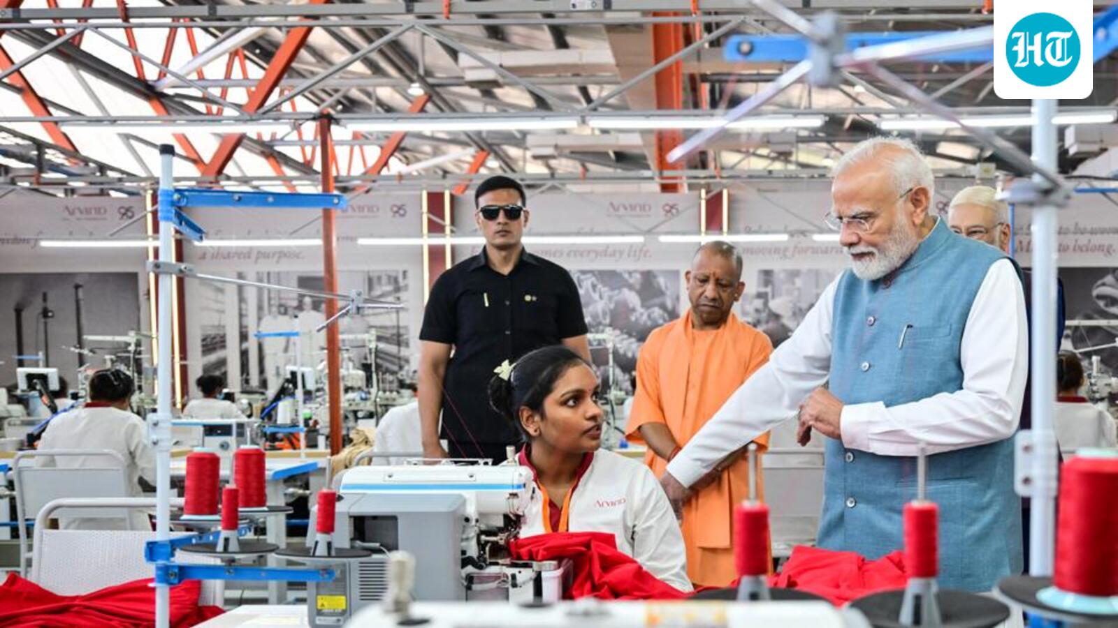 Modi opens ₹150-crore Arvind textile facility in Varanasi