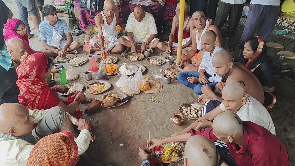 Ancient pilgrimage meets digital age at Prayagraj during Shradh season