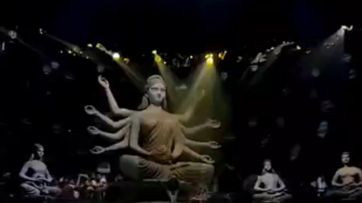Multiple injured in Kolkata Durga Puja pandal collapse and stampede