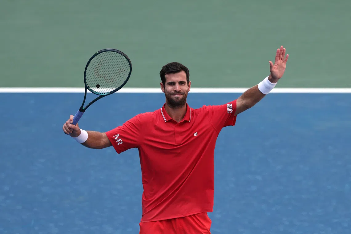 Khachanov upsets ailing Auger-Aliassime at US Open
