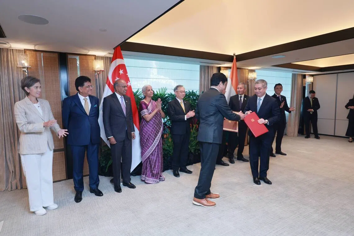 Singapore, India expand bilateral ties through telecom and food safety pacts