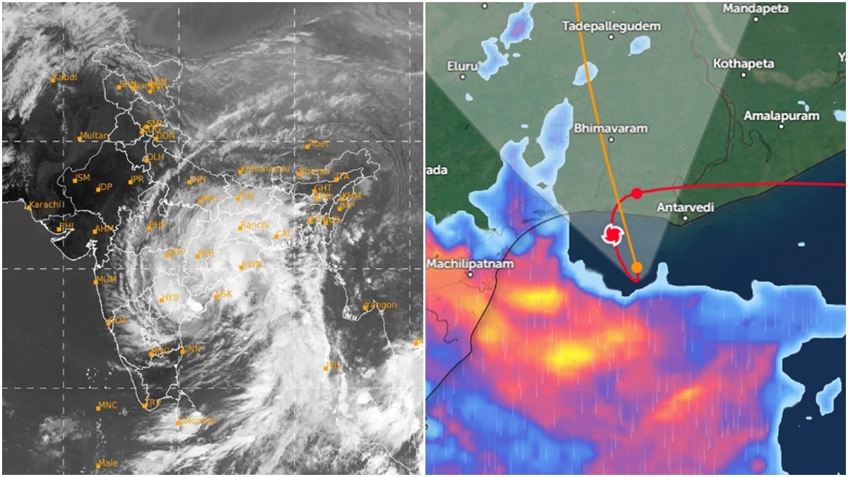 Cyclone Arnab traces rare path, exits India then re-enters subcontinent