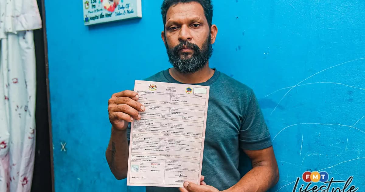 Enam Dekad Merdeka, Velmurugan Masih Menunggu Kewarganegaraan Malaysia
