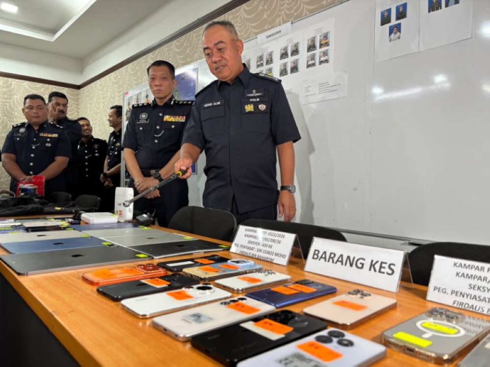 Polis Perak tangkap 36 individu dalam sindikat penipuan besar-besaran