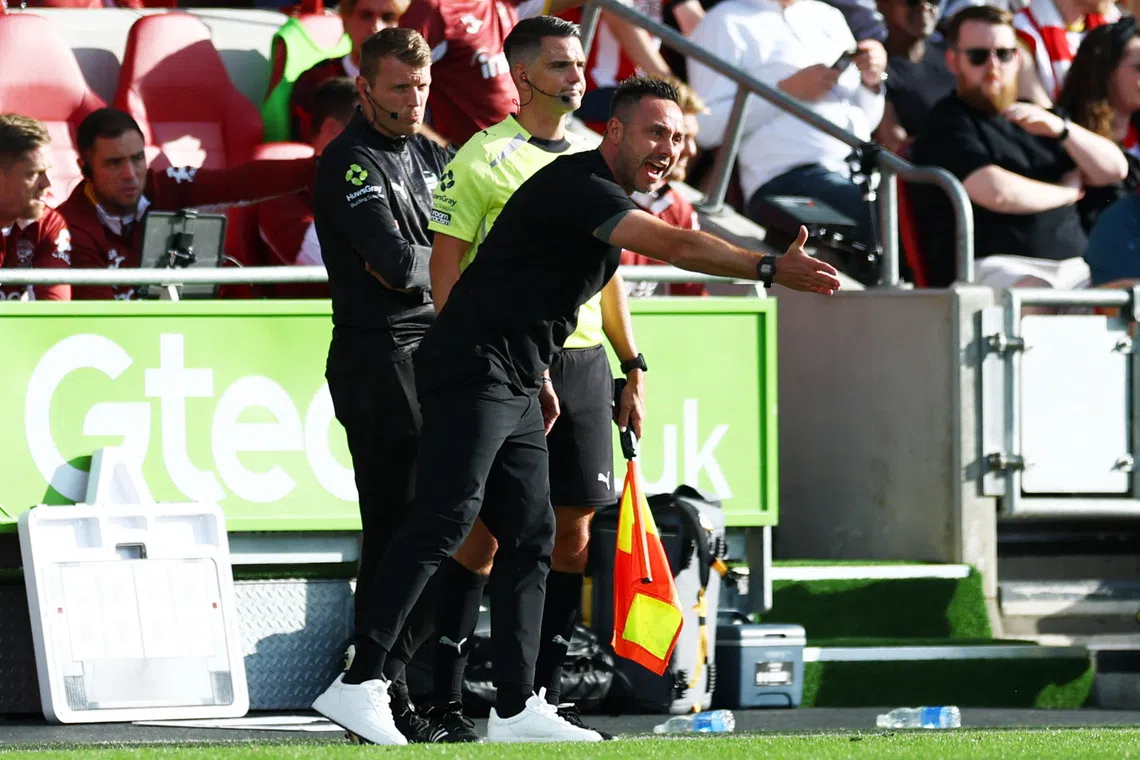 Tottenham must build winning culture, De Zerbi insists after Brentford loss