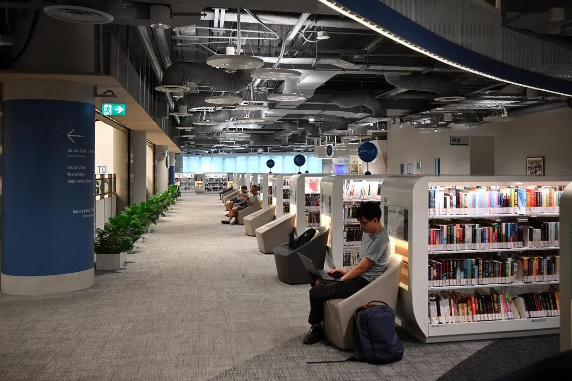 Eight Singapore public libraries to extend opening hours from October