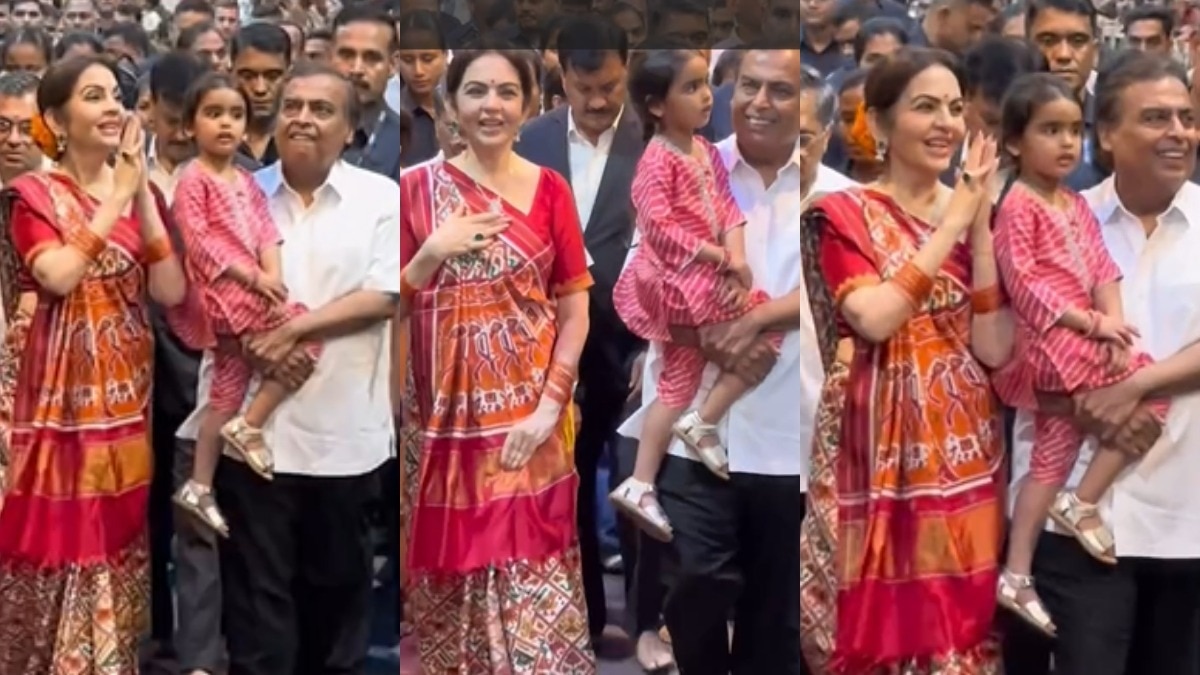 Mukesh and Nita Ambani visit iconic Lalbaugcha Raja ahead of Ganesh immersion