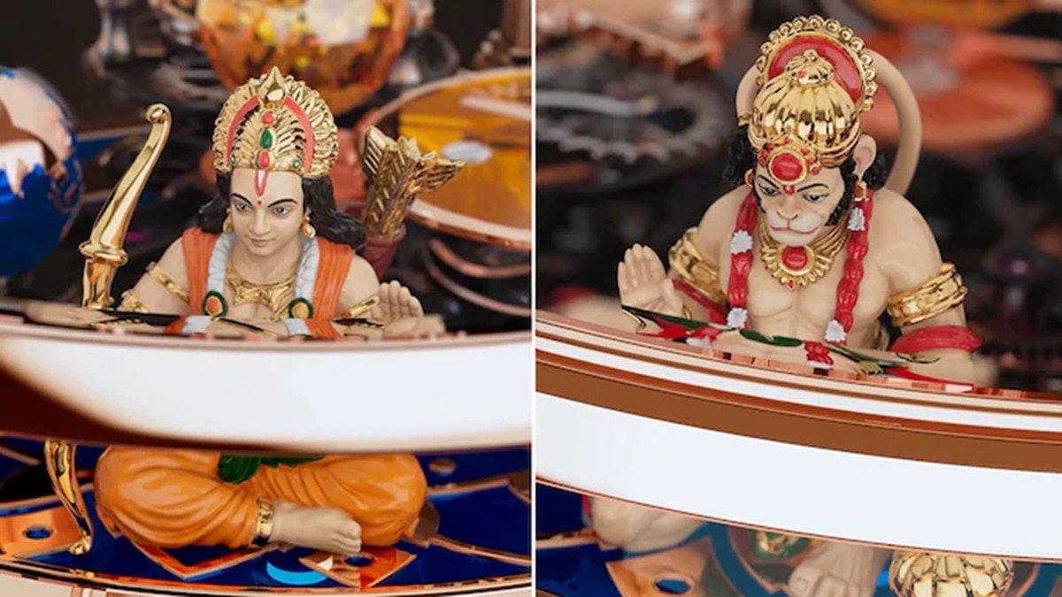 Ultra-rare luxury timepiece features Lord Ram, Hanuman imagery; only three exist globally