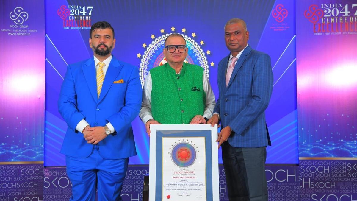 आंध्र प्रदेश की सामाजिक लेखा परीक्षा संस्था को स्कोच गोल्ड पुरस्कार