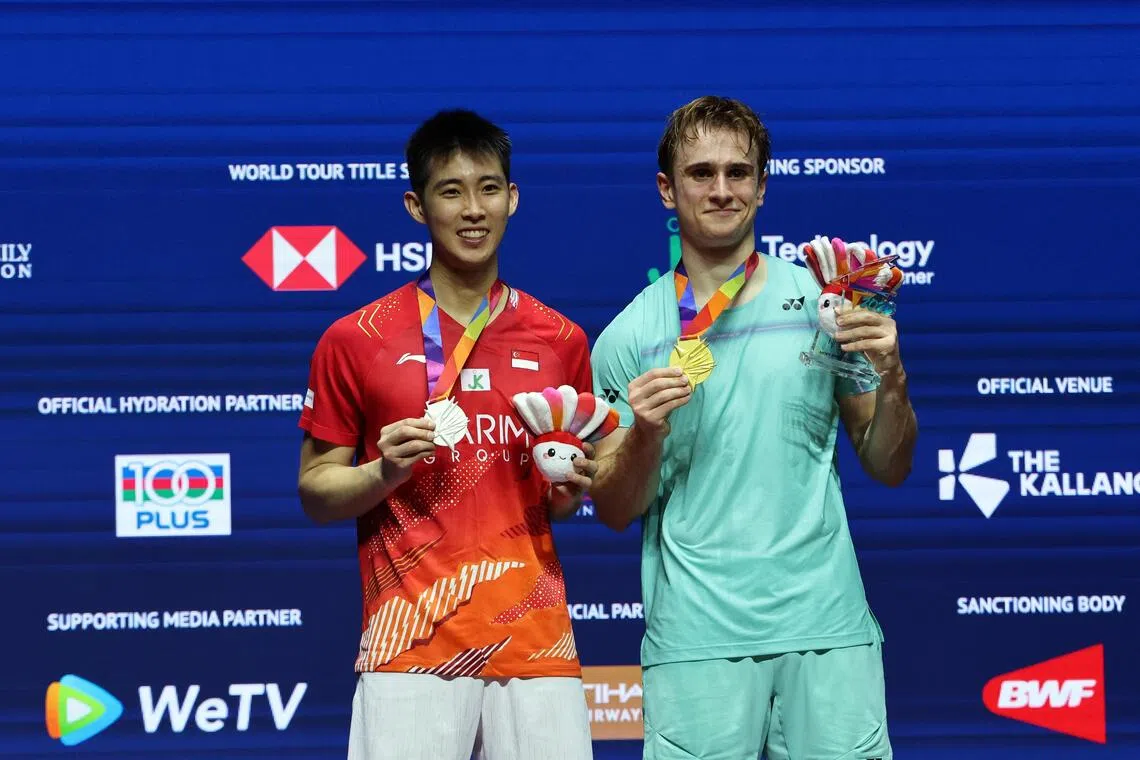 Loh urges badminton champion Lanier to savour world title glory