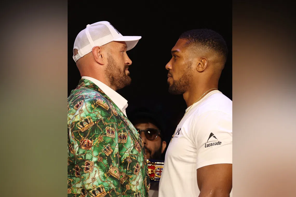 Fury and Joshua exchange pleasantries ahead of December showdown