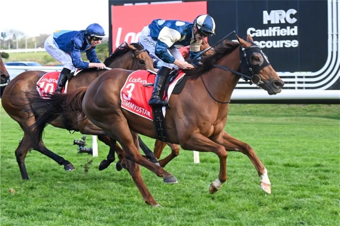 Jimmysstar returns to form with Manikato Stakes victory