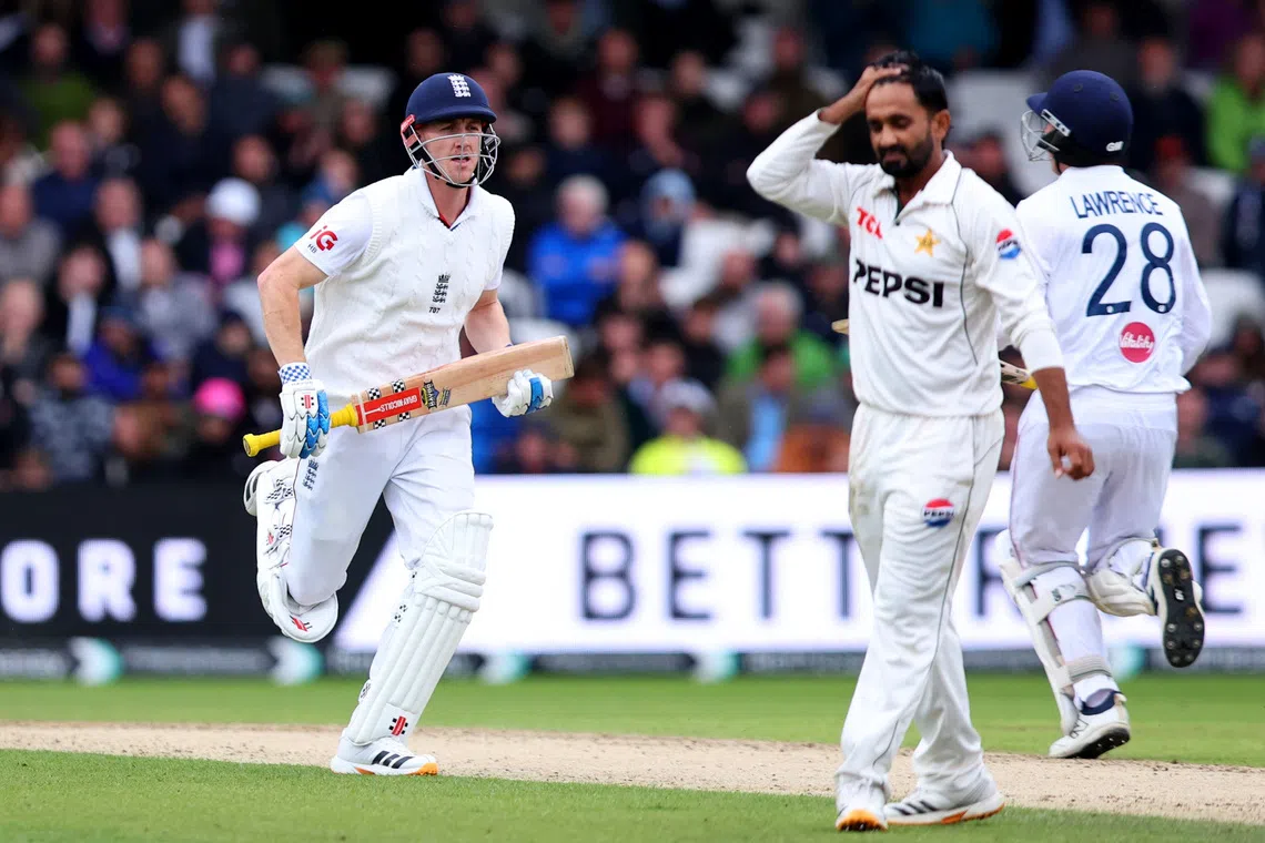 Brook powers England to commanding position against Pakistan