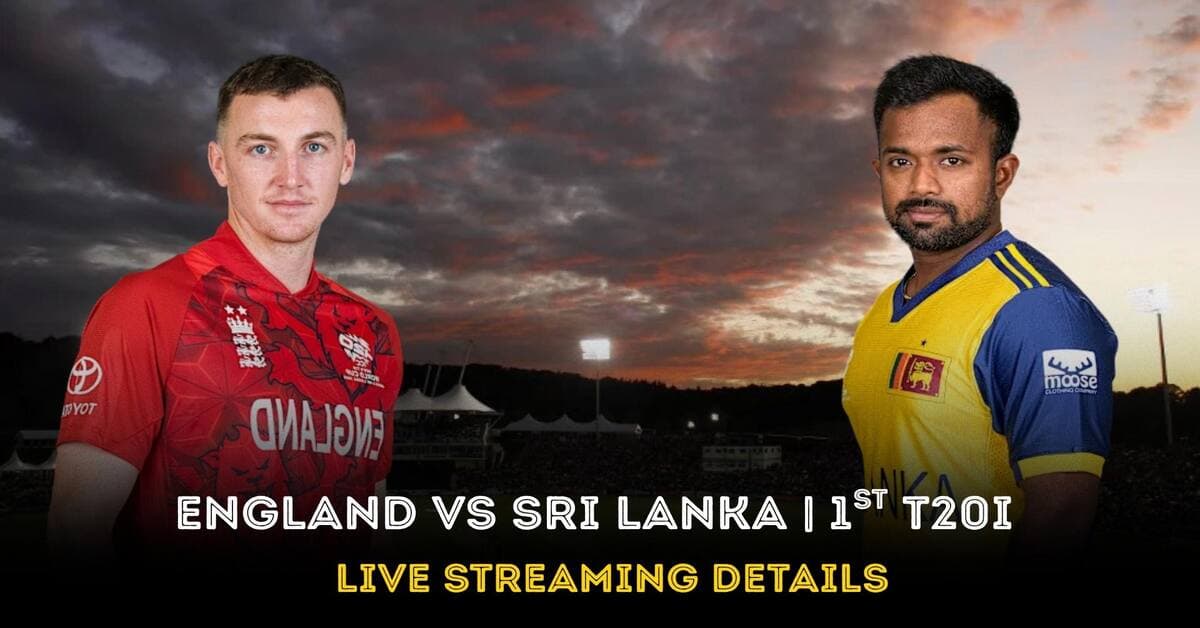 England to face Sri Lanka in opening T20I; Indian viewers have multiple options