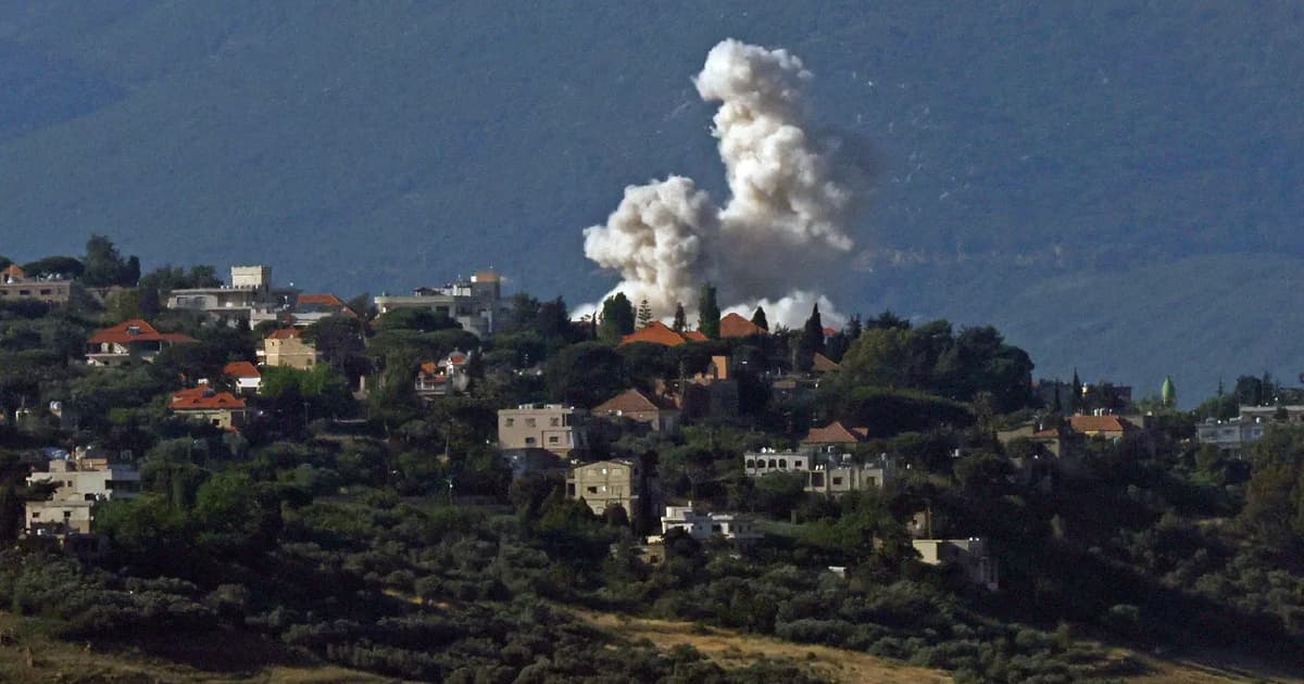 Israel launches strikes on southern Lebanon after Hezbollah drone attack