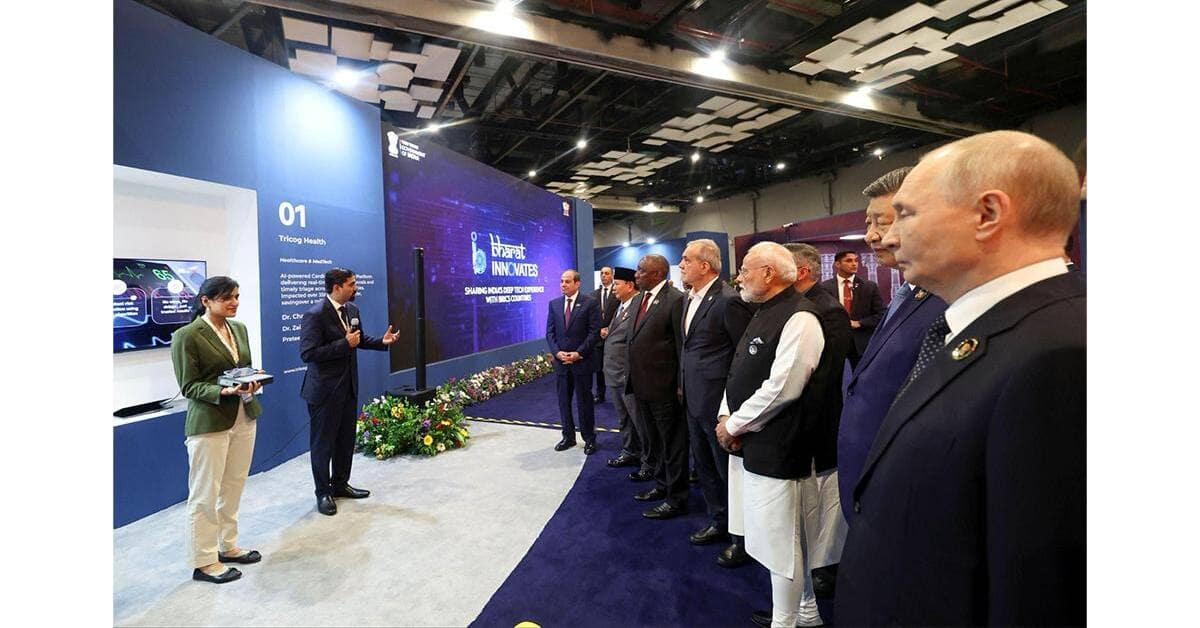 भारतीय कंपनी ट्राइकॉग ने BRICS 2026 में दिखाया कृत्रिम बुद्धिमत्ता से संचालित हृदय रोग उपचार