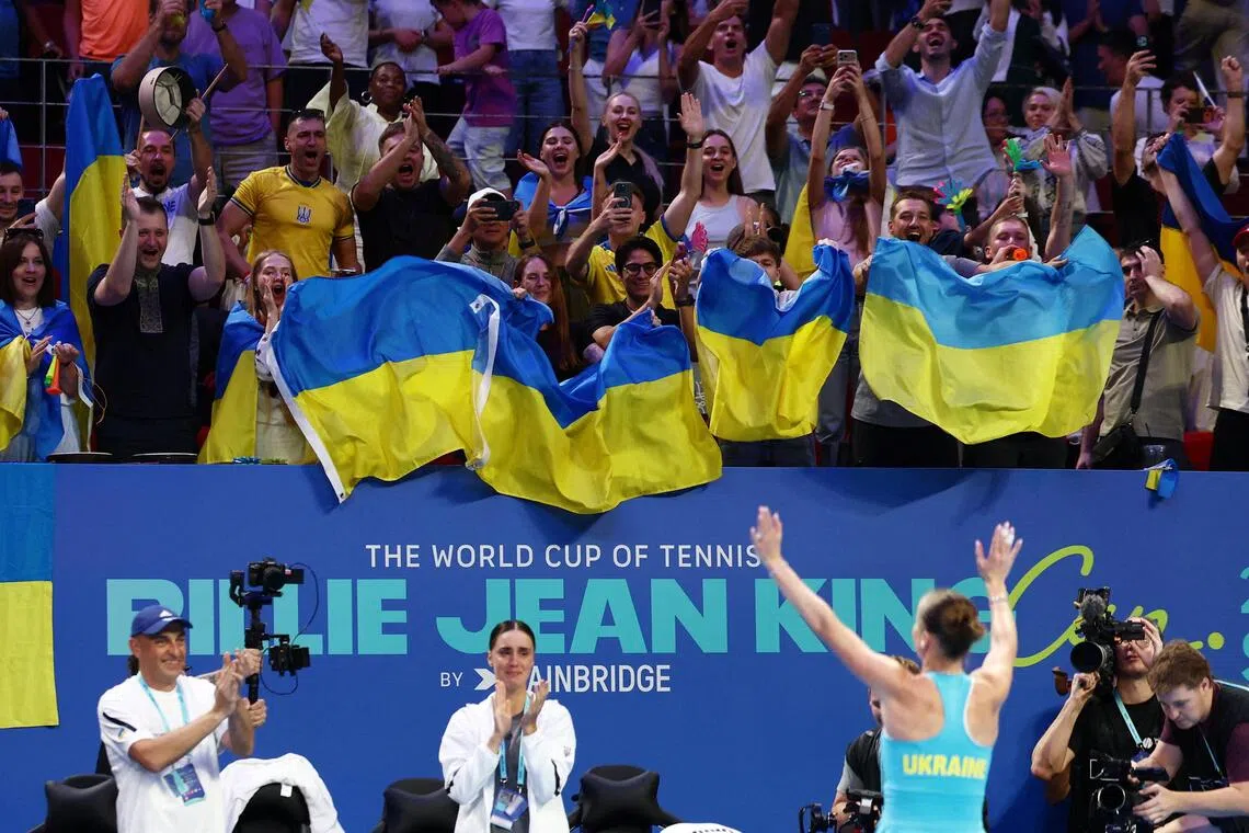Ukraine reaches maiden BJK Cup final with upset victory over Italy