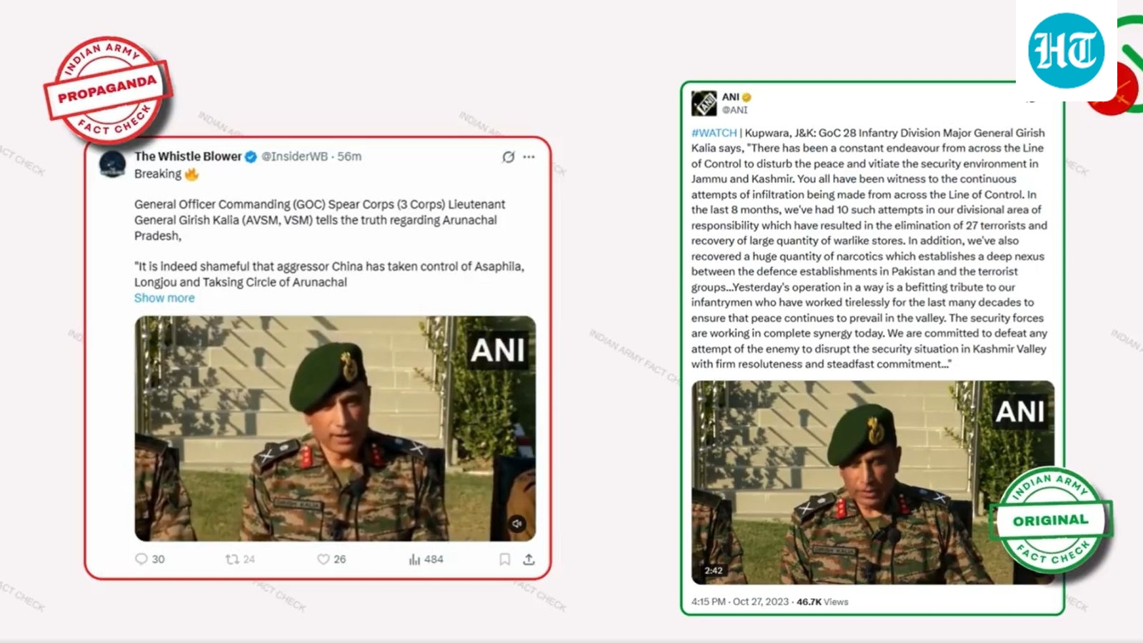 Indian Army dismisses deepfake video claiming Chinese control of Arunachal Pradesh
