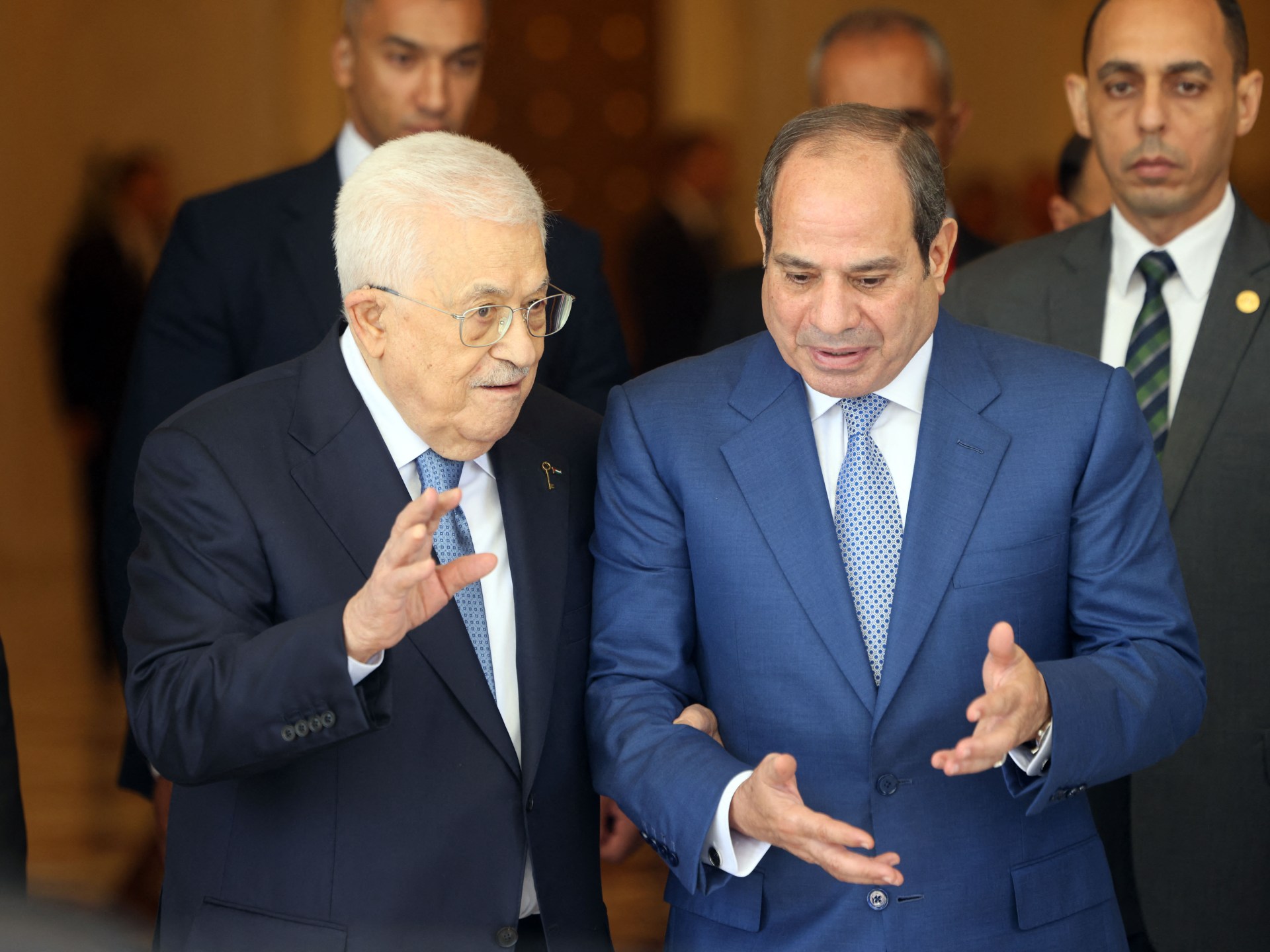 Egypt's el-Sisi opposes any forced displacement of Palestinians from Gaza