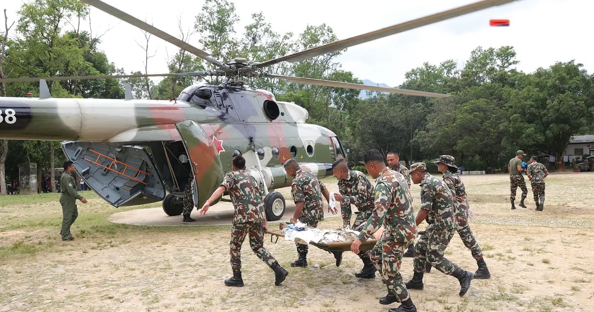 Banjir Kilat Nepal-China: Jumlah Kematian Capai 162 Orang