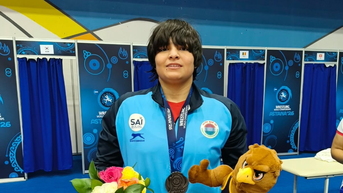 Teen wrestler Kajal Dhochak claims world medal, eyes Olympic glory