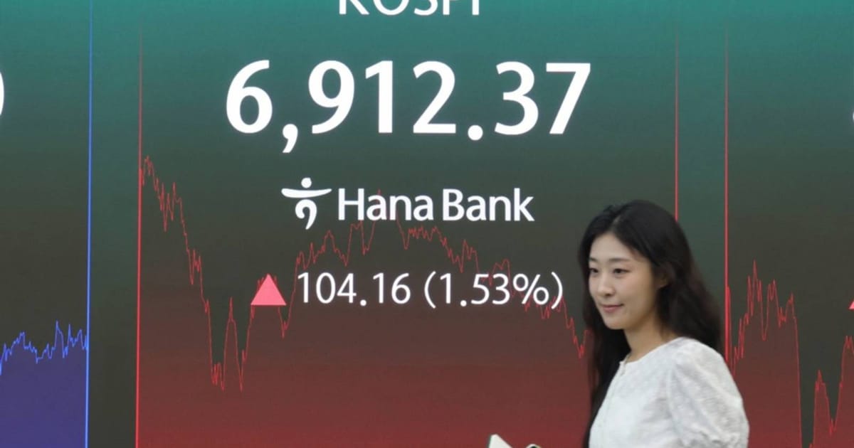Asian markets gain ground as investors await Fed signals on rates