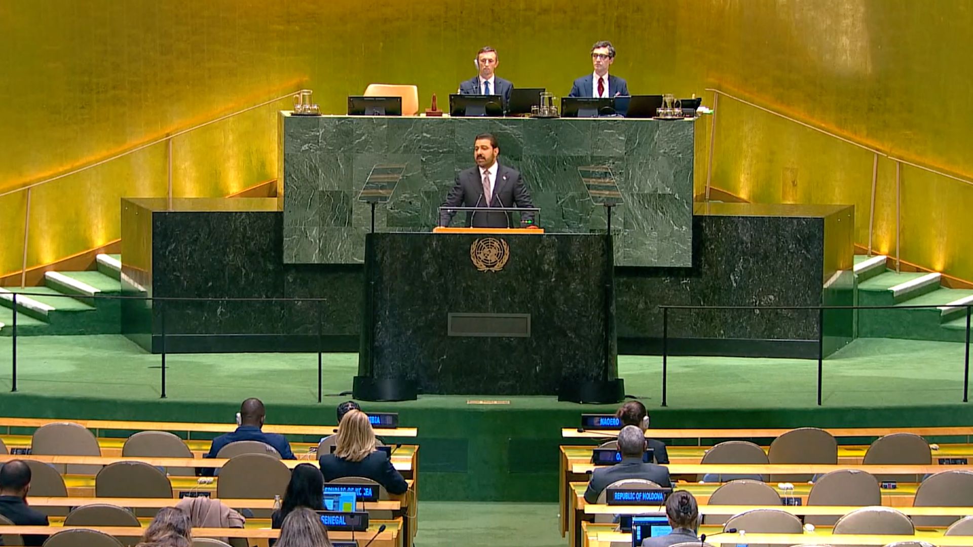 Iraq pushes for independent Palestinian state at UN assembly