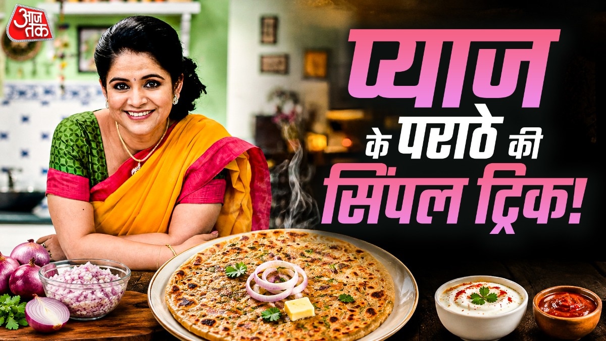 Chef shares technique to prevent onion paratha from tearing during rolling