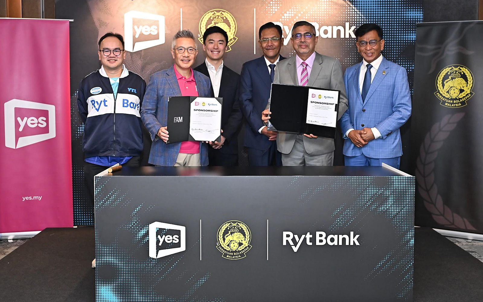 FAM Bergabung Yes dan RYT Bank Perkukuh Pembangunan Bola Sepak