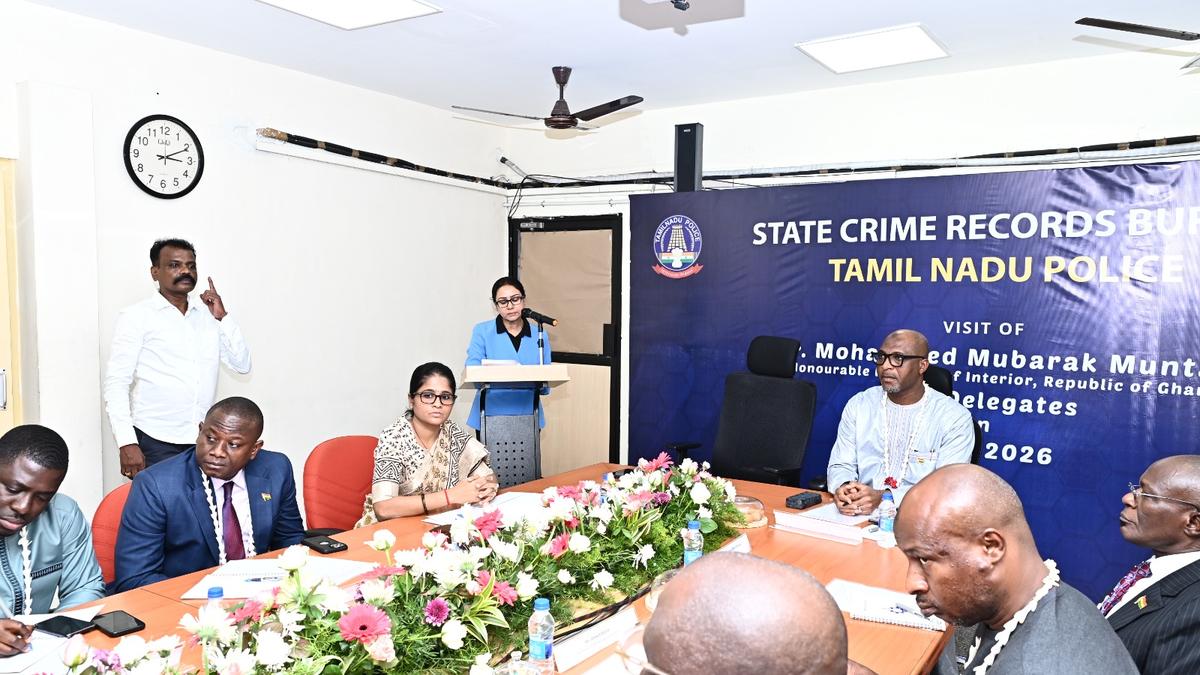 Ghana police delegation studies Tamil Nadu's digital policing system