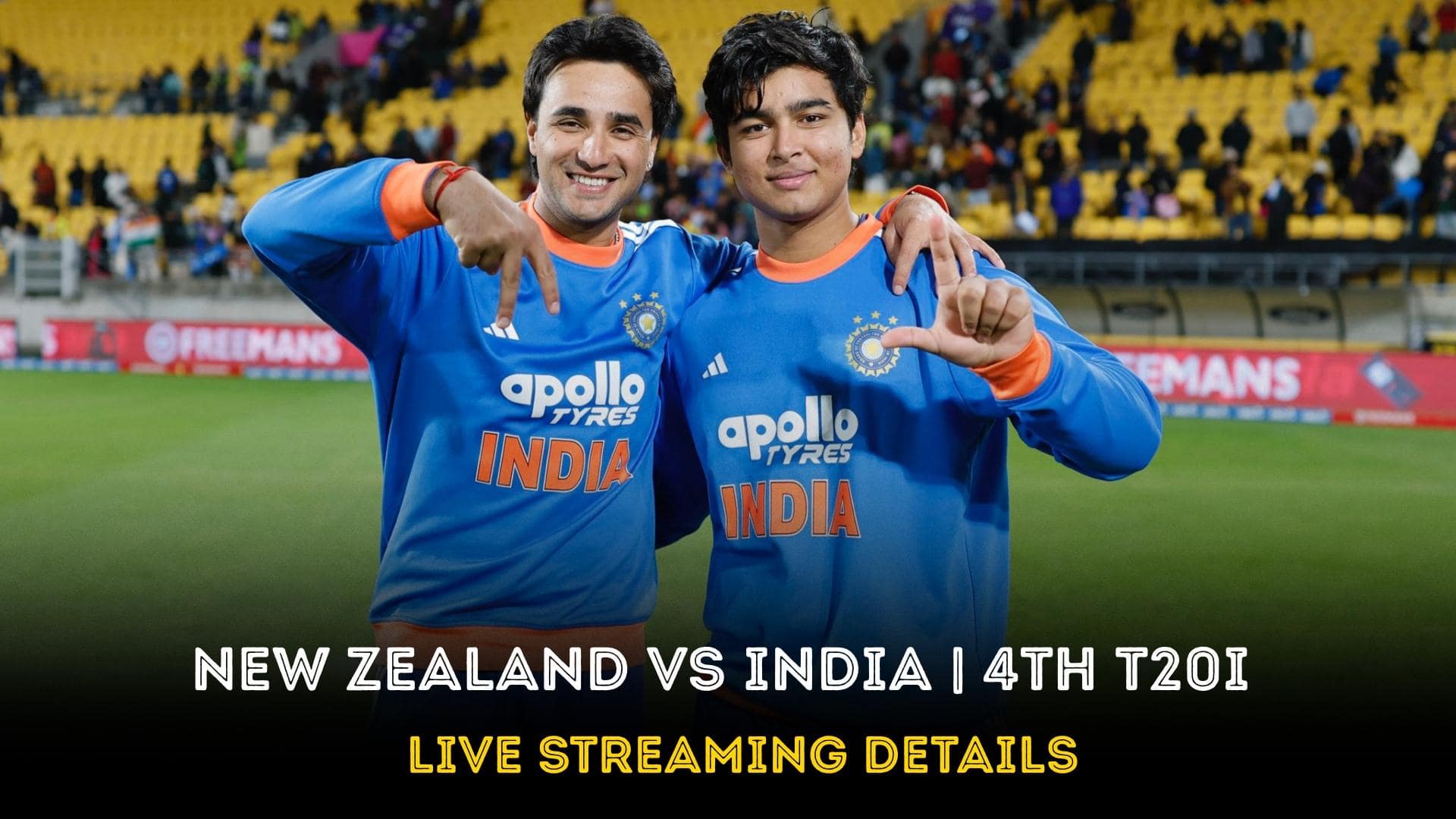 India Elects to Bowl First Against New Zealand in Fourth T20I
