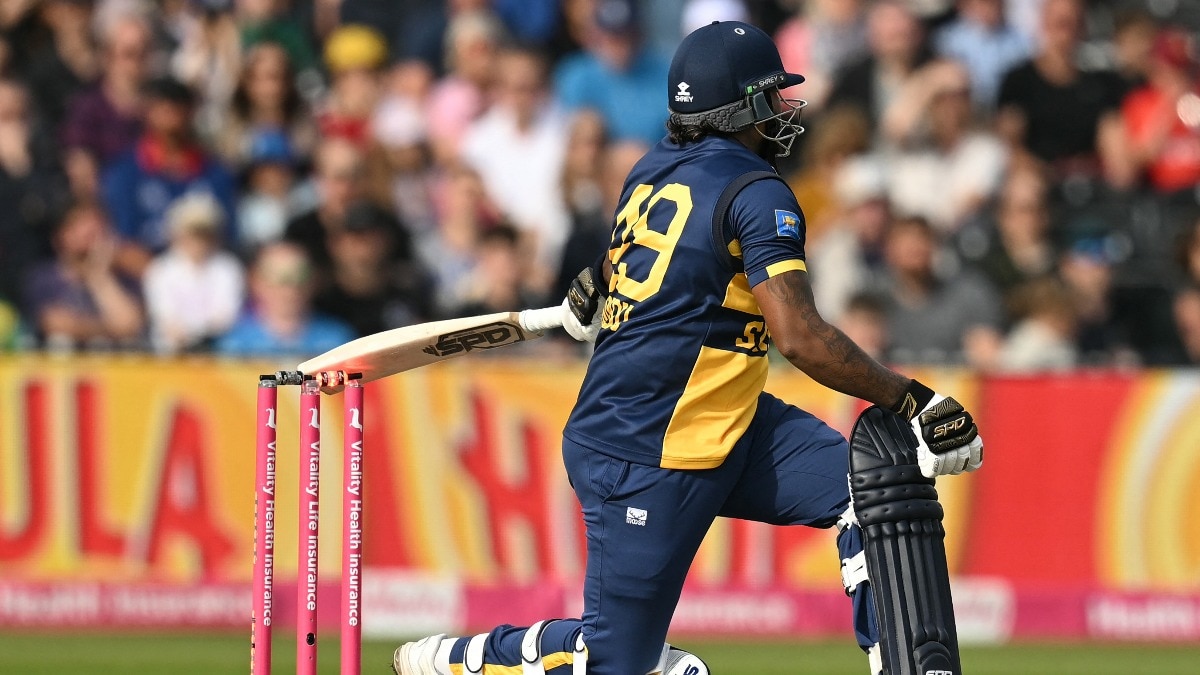 Sri Lankan Cricketer's Hit-Wicket Sparks Debate in Manchester T20I