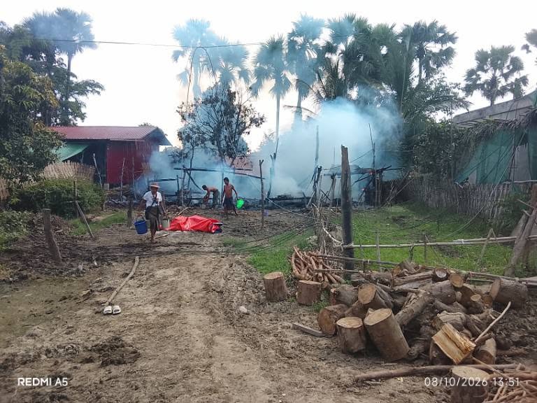 Military airstrikes kill four civilians in Sagaing's Depayin Township